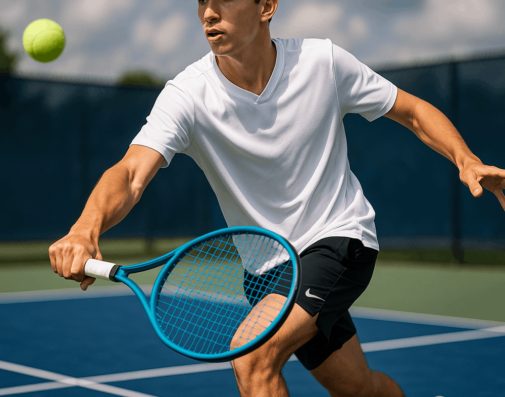 Group tennis training